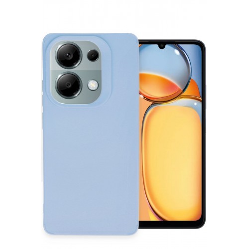 Newface Xiaomi Redmi Note 13 4G Kılıf Petro Silikon - Mavi