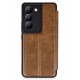 Newface Vivo V30 Lite 4G Kılıf Flip Cover - Taba