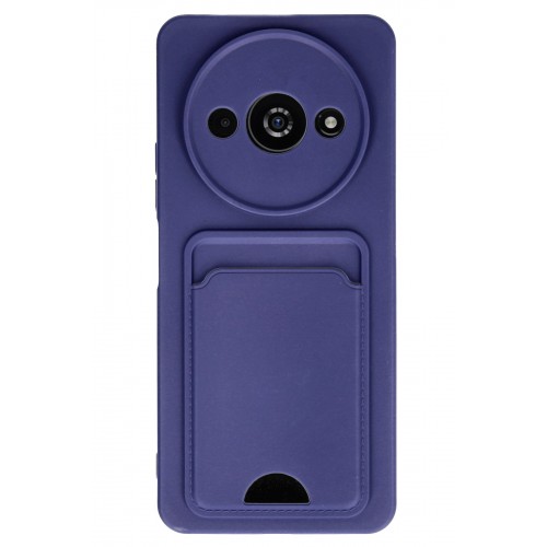 Newface Xiaomi Redmi A3 4G Kılıf Kelvin Kartvizitli Silikon - Lacivert