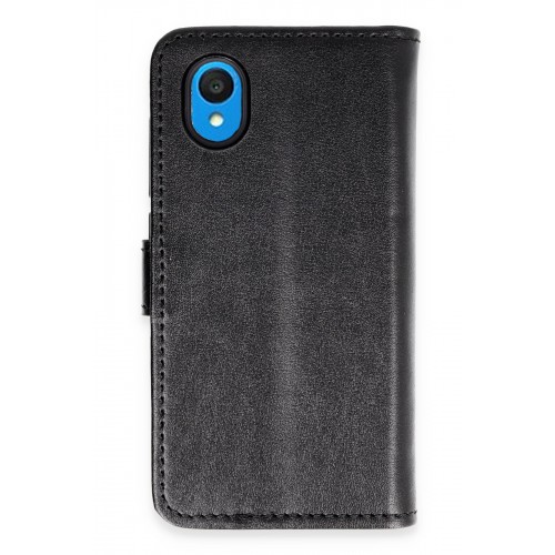 Newface Alcatel 1 2022 Kılıf Trend S Plus Kapaklı Kılıf - Siyah