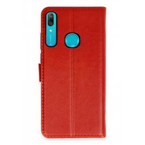 Newface Huawei Y6 Prime Kılıf Trend S Plus Kapaklı Kılıf - Kırmızı