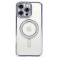 Newface iPhone 16 Pro Kılıf Joke Simli Magneticsafe Kılıf - Mavi