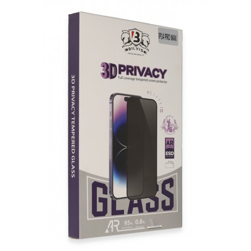 Newface iPhone 13 Pro Max Bilvis 3D Hayalet Cam Ekran Koruyucu