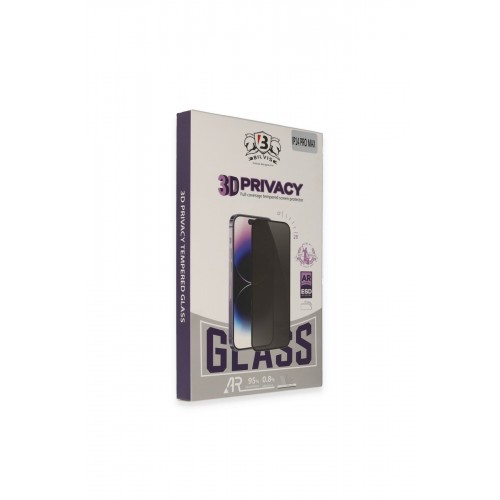 Newface iPhone 16 Pro Max Bilvis 3D Hayalet Cam Ekran Koruyucu