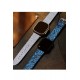Newface Apple Watch 41mm Creeper Desenli Kordon - Siyah