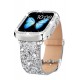 Newface Apple Watch 38mm Starry Taşlı Kordon - Gümüş