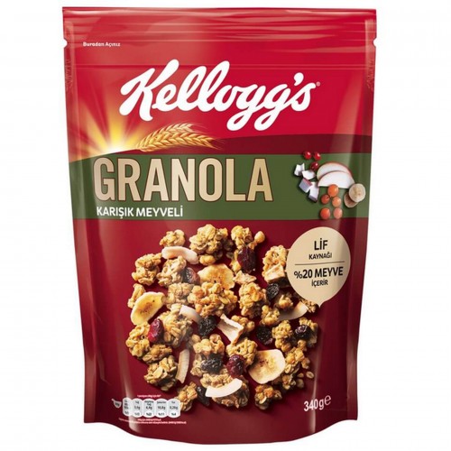 Kellog s Granola Meyveli (10*340 gr)