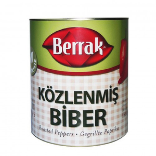 Berrak Közlenmiş Biber Teneke 3 Kg