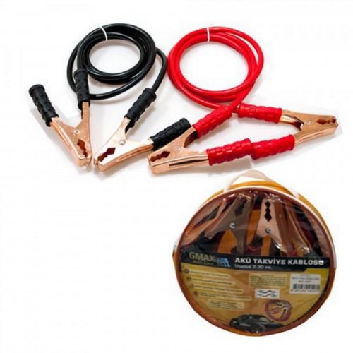 AKÜ TAKVİYE KABLOSU 900A 2MT 25MM ÇANTALI