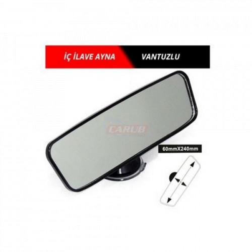 AYNA İÇ İLAVE VANTUZLU 24 CM