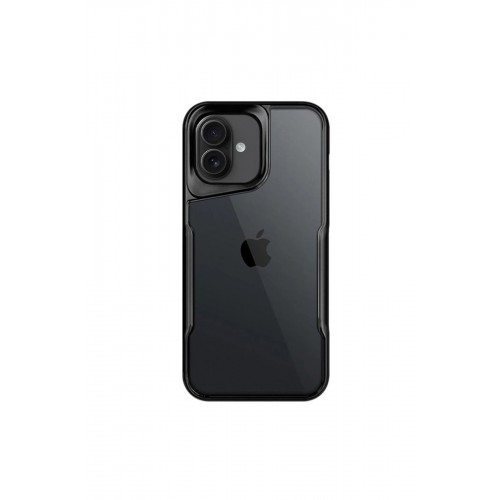 Newface iPhone 16 Plus Kılıf Boyi Silikon Kapak - Siyah