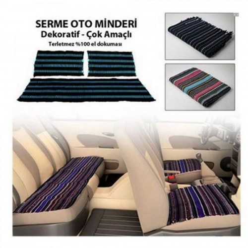 OTO KOLTUK KILIFI KİLİM 3 LÜ SERME