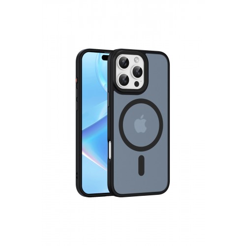 Newface iPhone 16 Pro Kılıf Trex Magneticsafe Kapak - Siyah