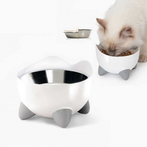 Catit Pixi Hazneli Çelik Mama Kabı