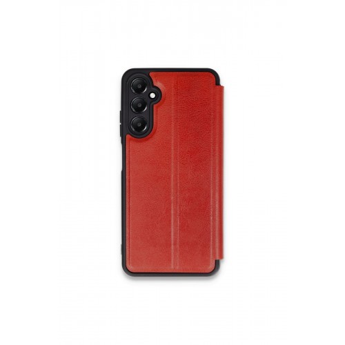 Newface Samsung Galaxy A16 5G Kılıf Flip Cover - Kırmızı