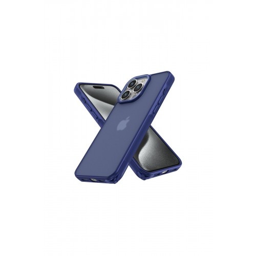 Newface iPhone 16 Pro Max Kılıf Elegant Kapak - Lacivert