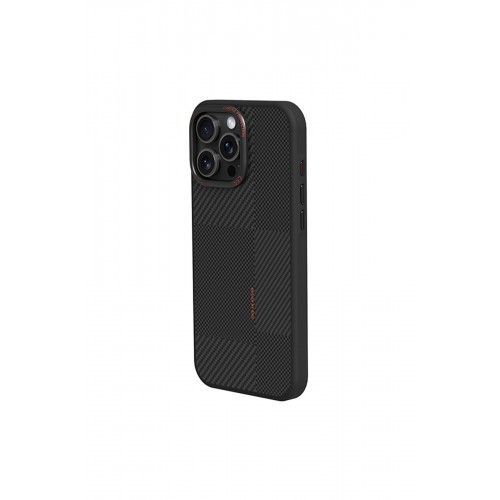 Joko iPhone 15 Pro Max Orange Karbon Magsafe Kapak - Siyah