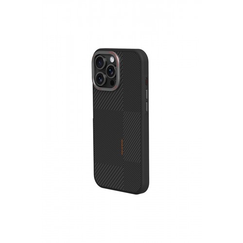 Joko iPhone 15 Pro Max Orange Karbon Magsafe Kapak - Gri