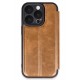 Newface iPhone 16 Pro Kılıf Flip Cover - Taba