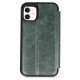 Newface iPhone 11 Kılıf Flip Cover - Koyu Yeşil