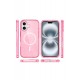 Newface iPhone 16 Plus Kılıf Glow Magsafe Kapak - Pembe
