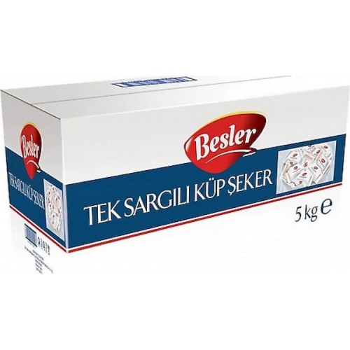 BESLER TEK SARGILI  KÜP ŞEKER  (1x5KG)