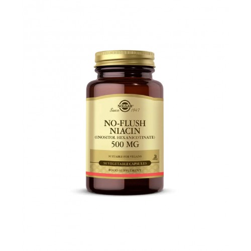 Solgar No Flush Niacin 500 Mg 50 Kapsül