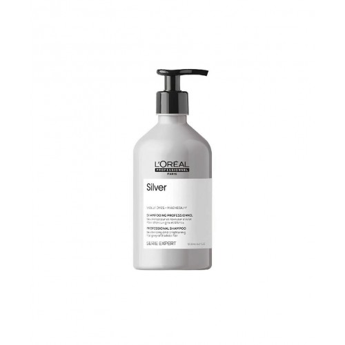 Serie Expert Silver Çok Açık Sarı Gri ve Beyaz Saçlar İçin Renk Dengeleyici Mor Şampuanı 500 ml