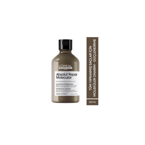 Loreal Serie Expert Absolut Repair Molecular Tüm Yıpranmış Saçlar Için Arındırıcı Şampuan 300 ml