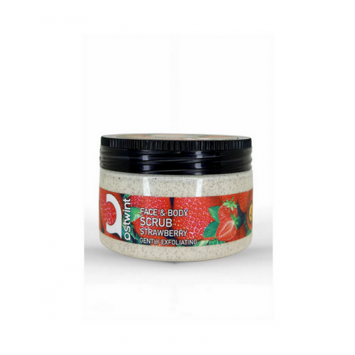 Ostwint Face & Body Scrub Çilek | Yüz ve Vücut İçin Temizleyici Peeling 300 ml