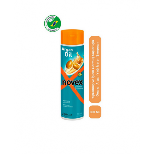 Novex Argan Oil  Yıpranmış Saçlar için Şampuan 300ml