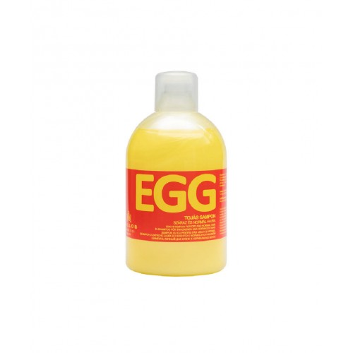 Kallos Kuru ve Normal Saçlar için Yumurta İçeren Şampuan 1000ML | Elastikiyet ve Parlaklık Artırıcı Bakım