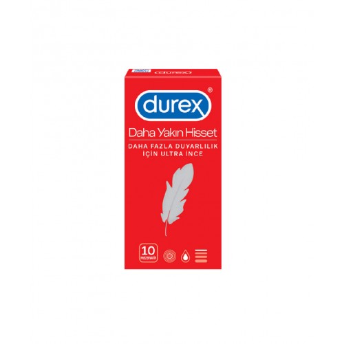 Durex Prezervatif Daha Yakın Hisset 10'lu