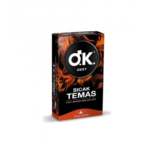 Okey Prezervatif Sıcak Temas 10'lu