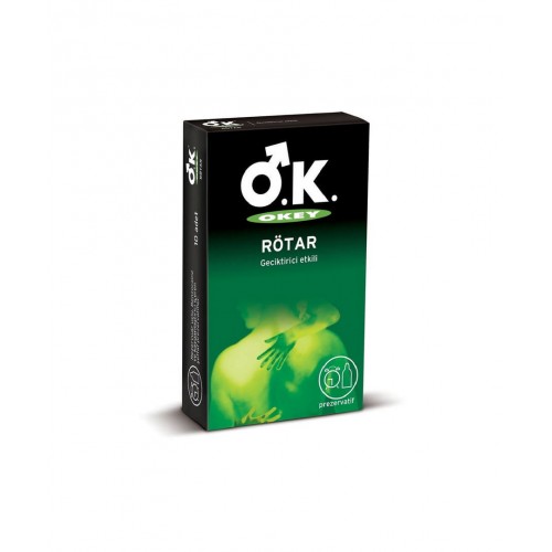 Okey Rötar Geciktirici Prezervatif 10'lu