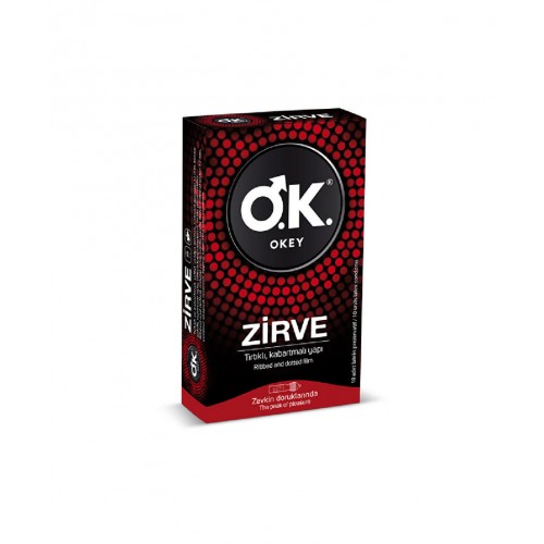 Okey Zirve Tırtıklı Prezervatif 10'lu