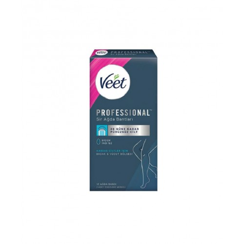 Veet 12'li Ağda Bandı | Hassas Ciltler