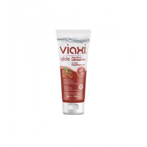 Viaxi Glide Çilek Aromalı Kayganlaştırıcı Jel 100 ml | Uzun Süre Kayganlık