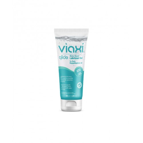 Viaxi Glide Kayganlaştırıcı Jel Sade 200 ml | Vajinal Kuruluğu Azaltmaya Yardımcı Renksiz ve Kokusuz Kayganlaştırıcı Jel