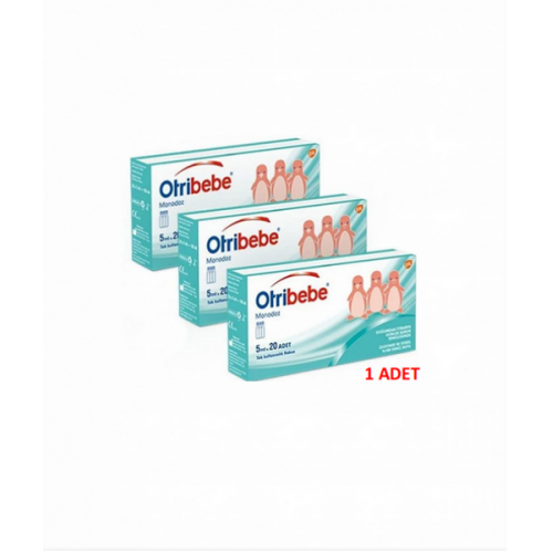 Otribebe Monodoz Deniz Suyu 20 Flakon | Burun Tıkanıklığını Hafifleten Deniz Suyu Flakonu
