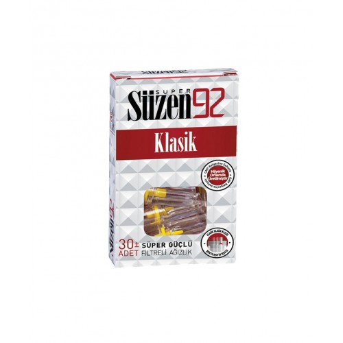 Süper Süzen 92 Ağızlık 30'lu Paket | Ekstra Güçlü Sigara Filtresi