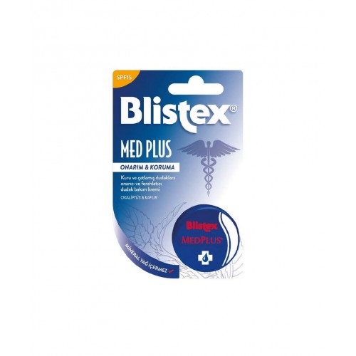 Blistex Med Plus Onarıcı Dudak Bakım Kremi | Kurumuş ve Çatlamış Dudaklara Özel İyileştirici Bakım