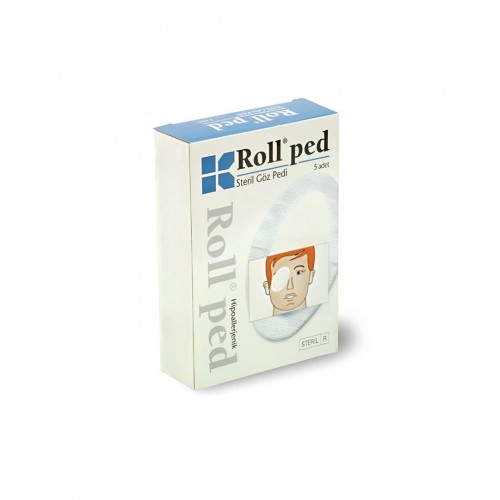 Roll ped Steril Göz Pedi 5 Adet | Göz Bölgesinin Hijyenik Bir Şekilde Korunmasına Yardımcı Göz Pedi