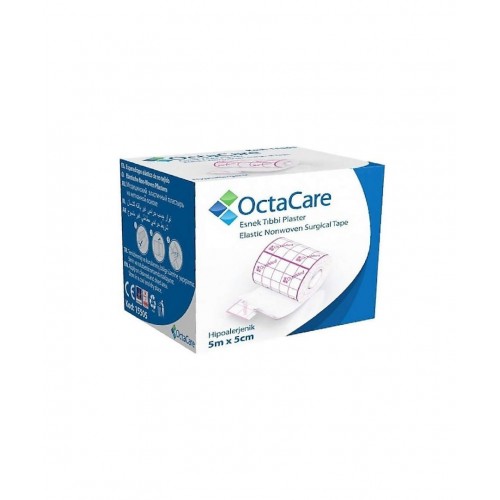 OctaCare Esnek Tıbbi Flaster 5m x 5cm | Yaraların Korunması ve Tedavisi İçin Yardımcı Flaster