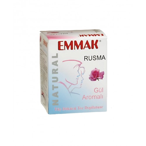 Emmak Rusma Tüy Dökücü Toz Depilatuar | Gül Aromalı Tüy Dökücü Hamam Otu