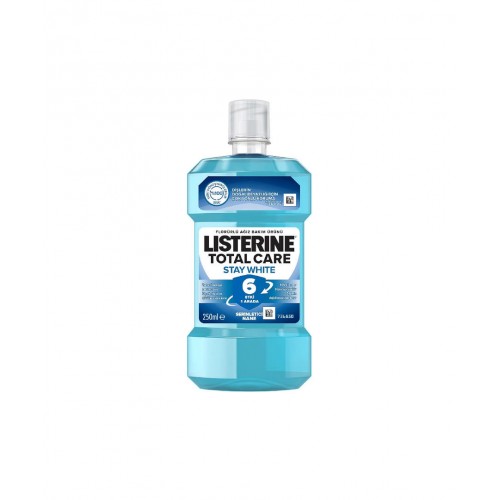 Listerine Stay White 250 ml | Dişlerinizi Beyazlatmaya Yardımcı Ferahlatıcı Ağız Bakım Suyu