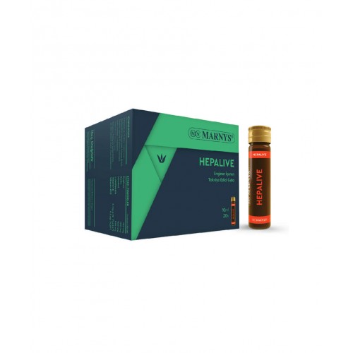 MN Marnys Hepalive 10 ml 20 Flakon | Karaciğer Sağlığını Desteklemeye Yardımcı Takviye Edici Gıda