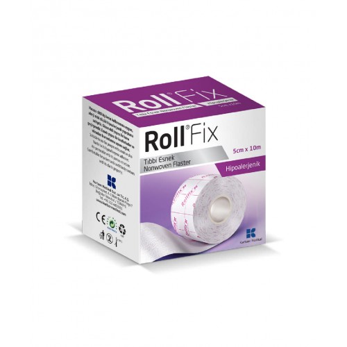 Roll Fix Esnek Tıbbi Flaster 5cm x 10m | Yaraların Korunması ve Sabitlenmesine Yardımcı Tıbbi Malzeme