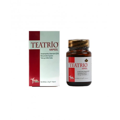 Teatrio 30 Kapsül | Enerji Seviyelerinizi Artırmak ve Genel Yaşam Kalitenizi Yükseltmek İçin Takviye Edici Gıda