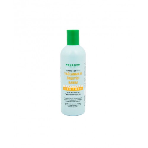 Novocrin Placenta Sebum Control Shampoo 300 ml | Saç Derisindeki Sebum Üretimini Dengelemeye Yardımcı Yağlı Saçlara Özel Şampuan